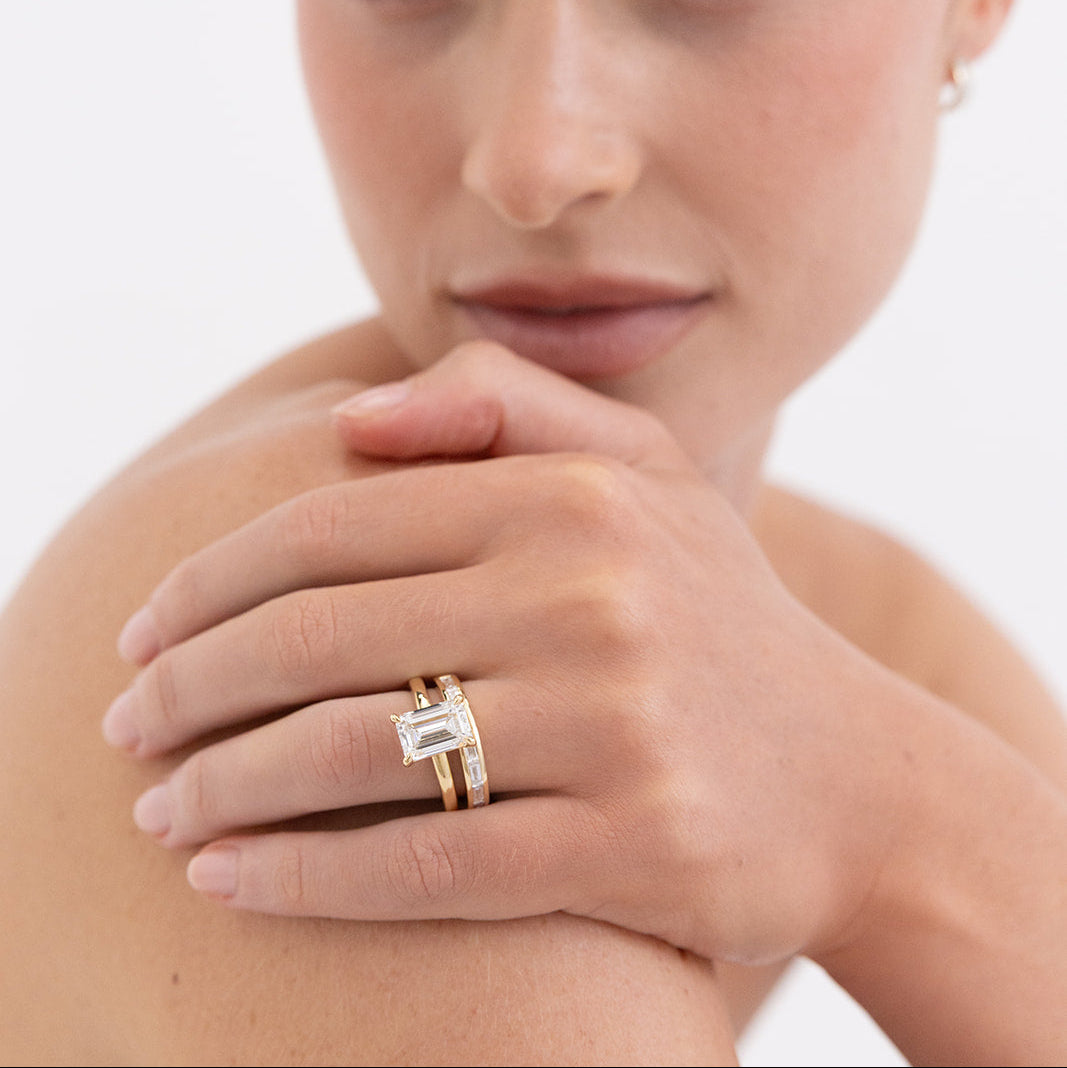 Rya | East West Baguette Diamond Ring