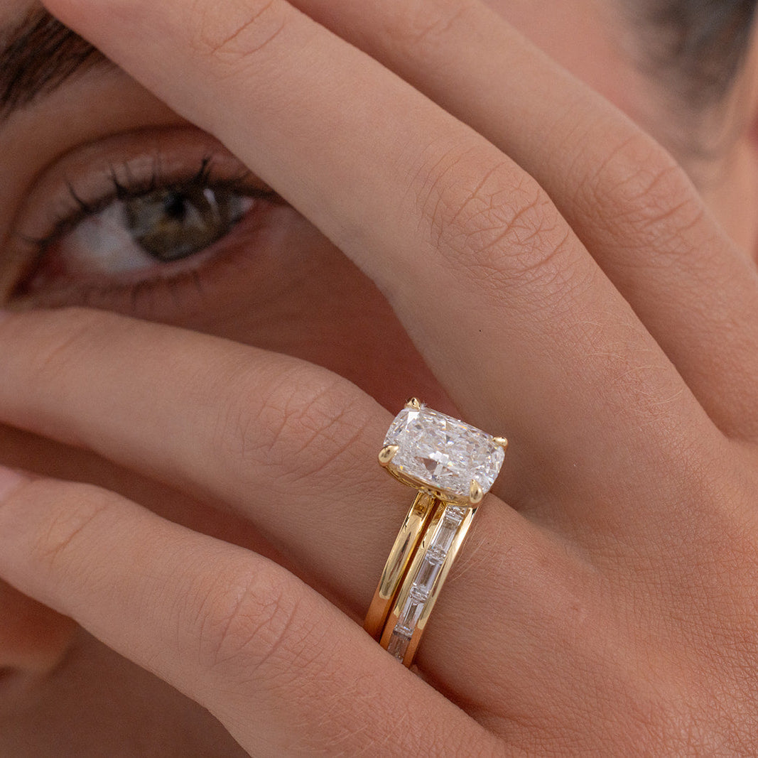 Rya | East West Baguette Diamond Ring