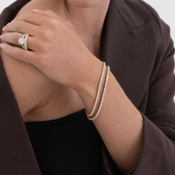 Round Tennis Bracelets