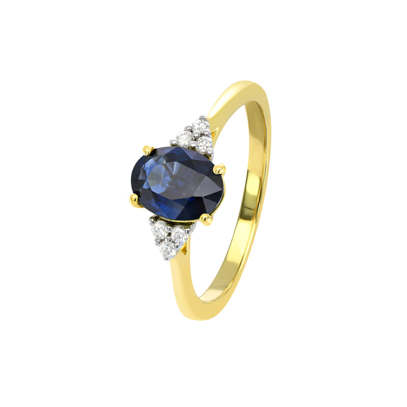 Kirra 18ct White Gold Australian Blue Sapphire Ring - Matthews Jewellers