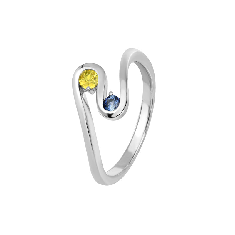 Moora 9ct White Gold Australian Blue Sapphire Ring - Matthews Jewellers