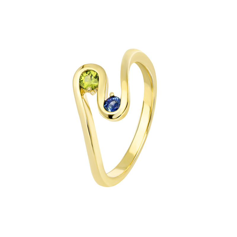 Moora 9ct Yellow Gold Australian Green Sapphire Ring - Matthews Jewellers