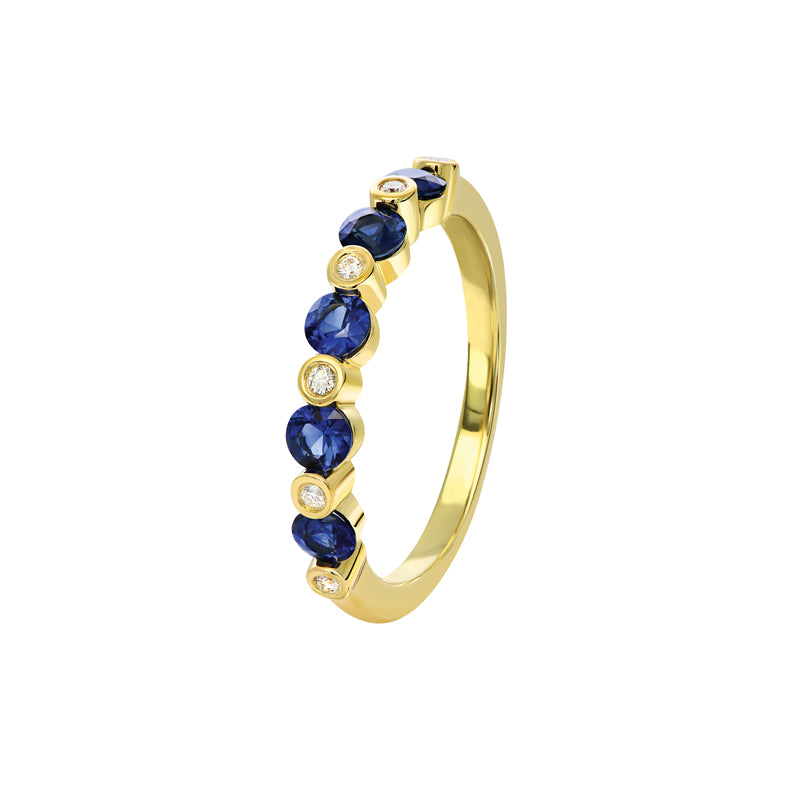 Desiree 18ct Yellow Gold Australian Blue Sapphire Ring - Matthews Jewellers