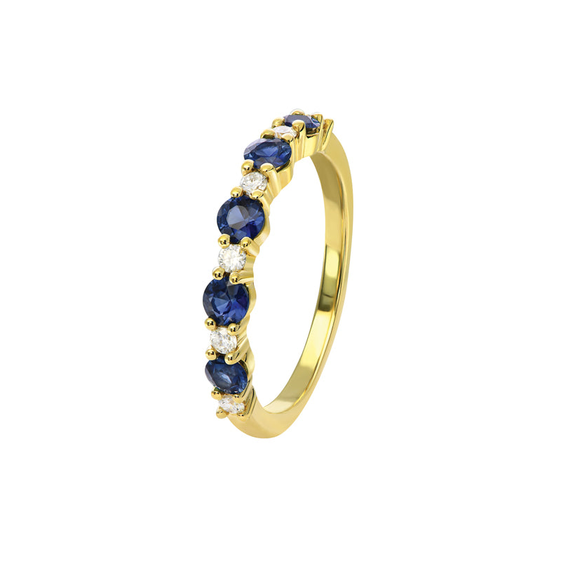 Octavia 18ct Yellow Gold Australian Blue Sapphire Ring - Matthews Jewellers