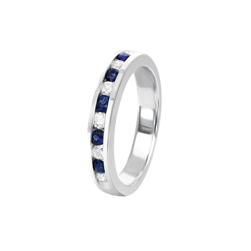 Catriana 18ct White Gold Australian Blue Sapphire Ring - Matthews Jewellers