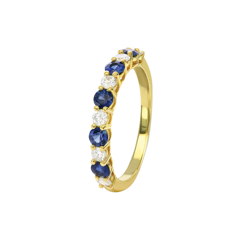 Livianna 18ct Yellow Gold Australian Blue Sapphire Ring - Matthews Jewellers
