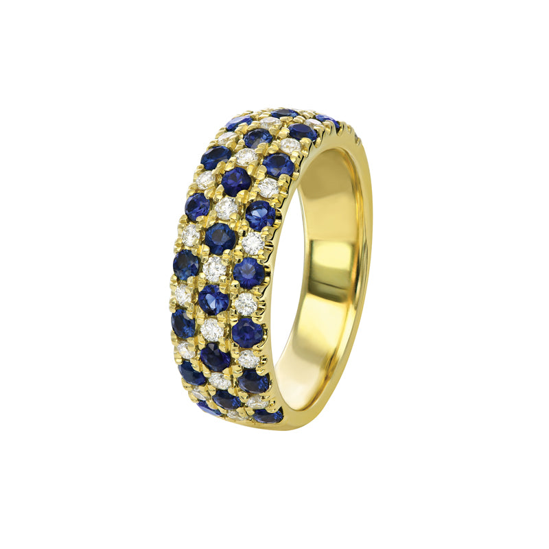 Clarette 18ct Yellow Gold Australian Blue Sapphire Ring - Matthews Jewellers