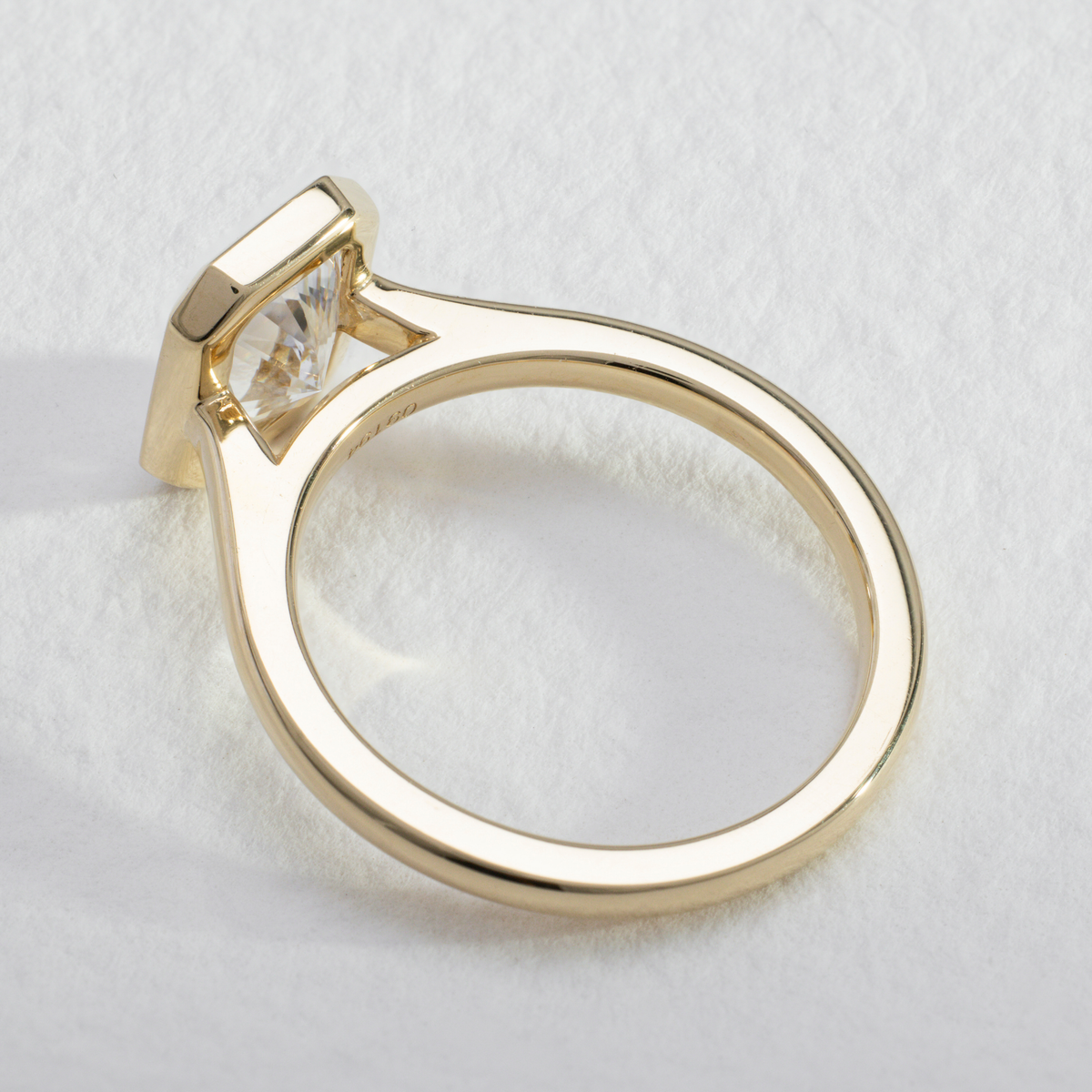 Bezel Sofia | Radiant Bezel Diamond Engagement Ring