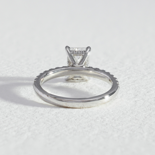 Pavé Sofia | Radiant Bezel Diamond Engagement Ring