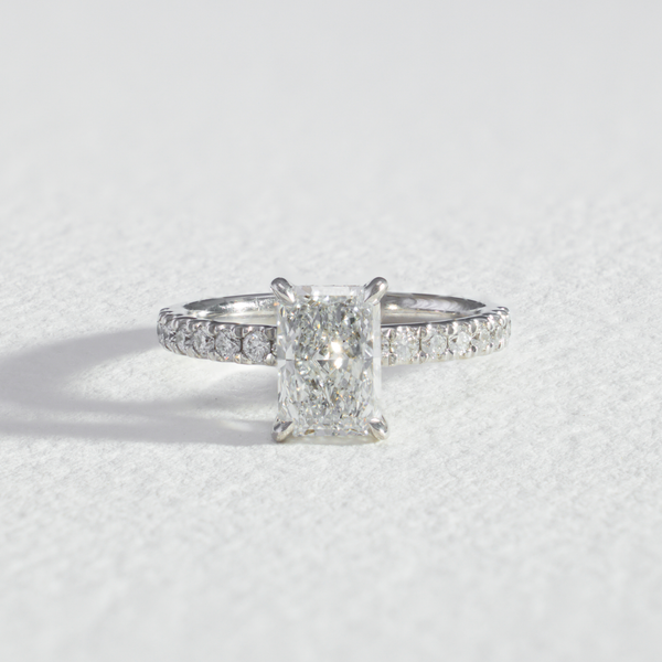 Pavé Sofia | Radiant Bezel Diamond Engagement Ring