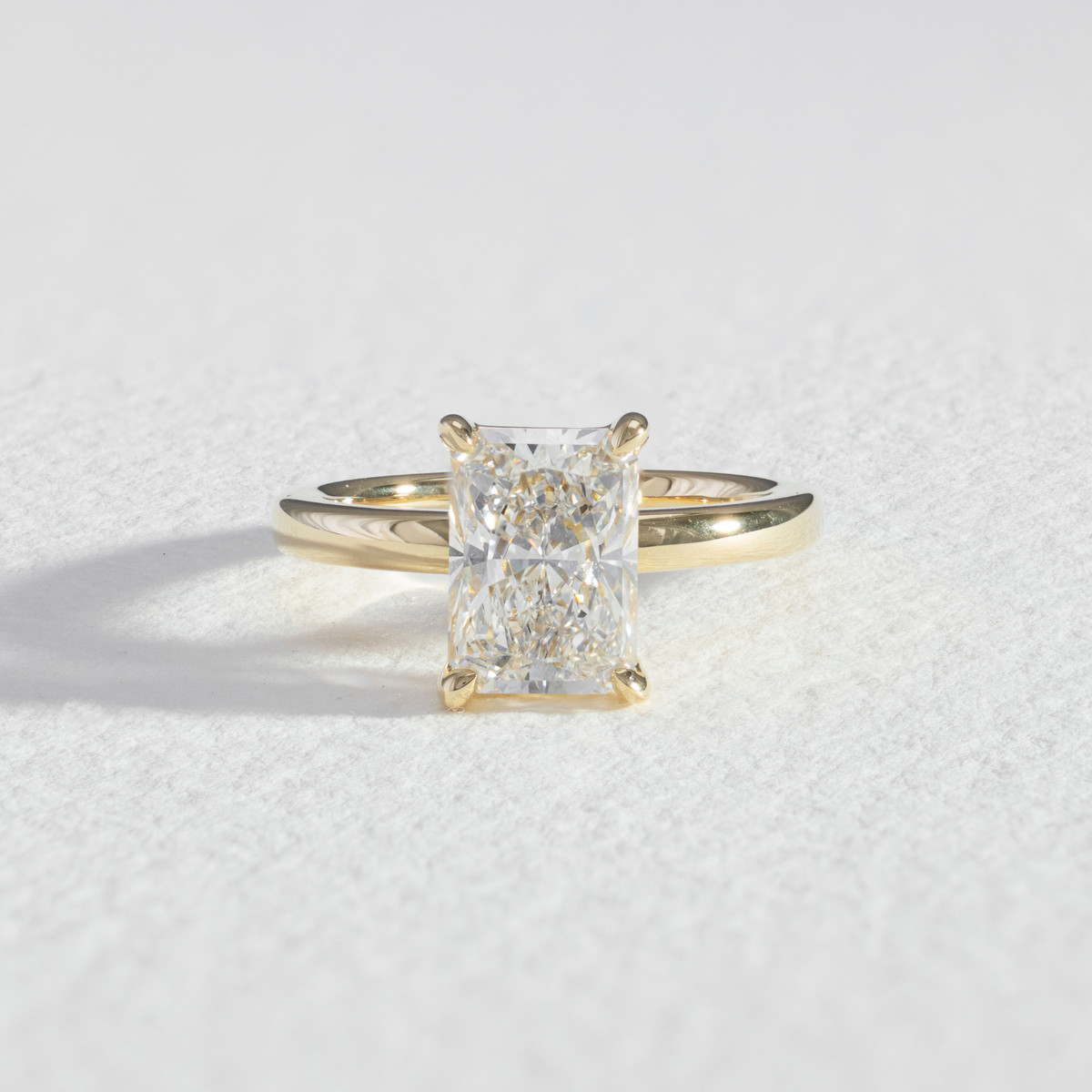 Sofia | Radiant Cut Diamond Solitaire Engagement Ring