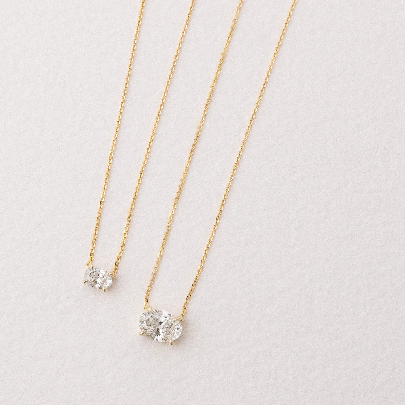 East West Oval Necklace