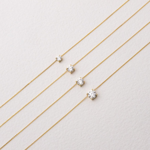 Round Diamond Necklace