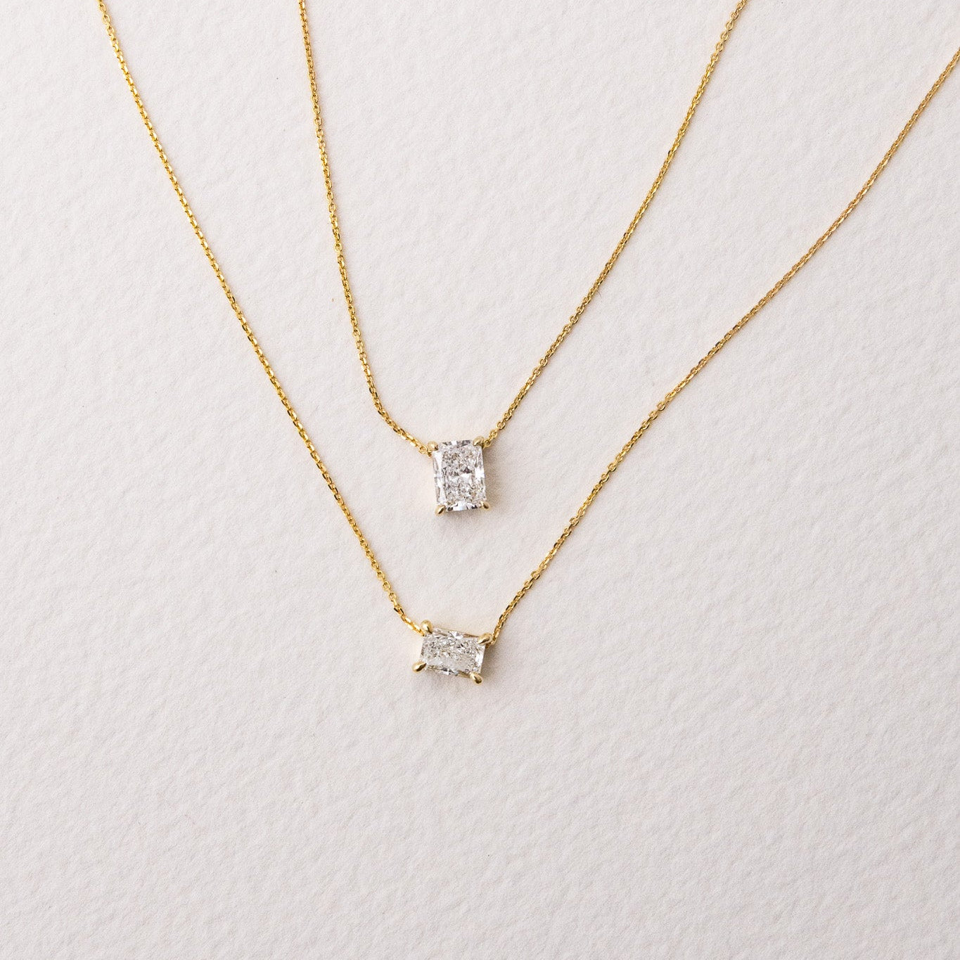 Radiant Solitaire Pendant