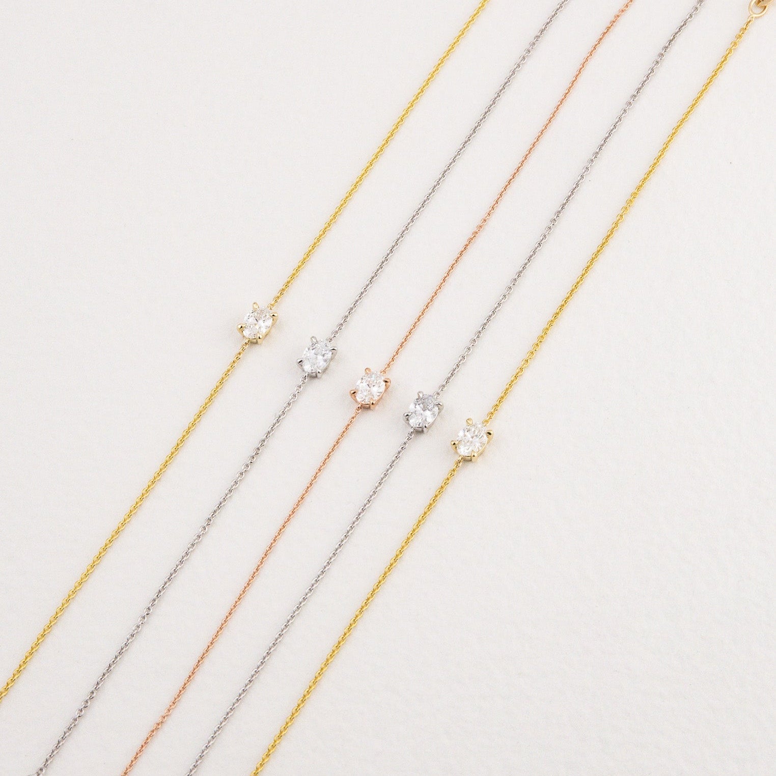 Oval Diamond Bracelet | R2W