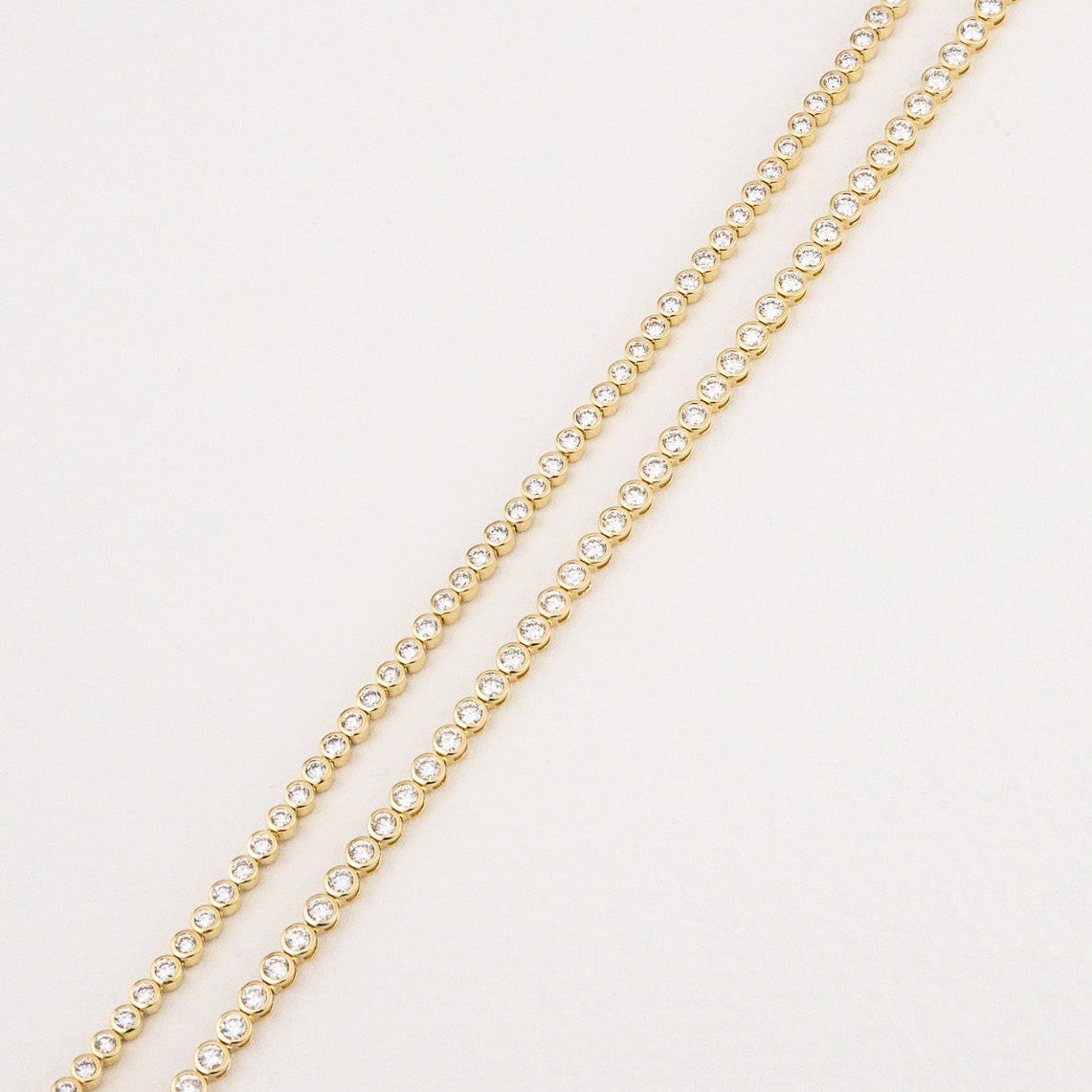 Bezel Round Tennis Bracelet