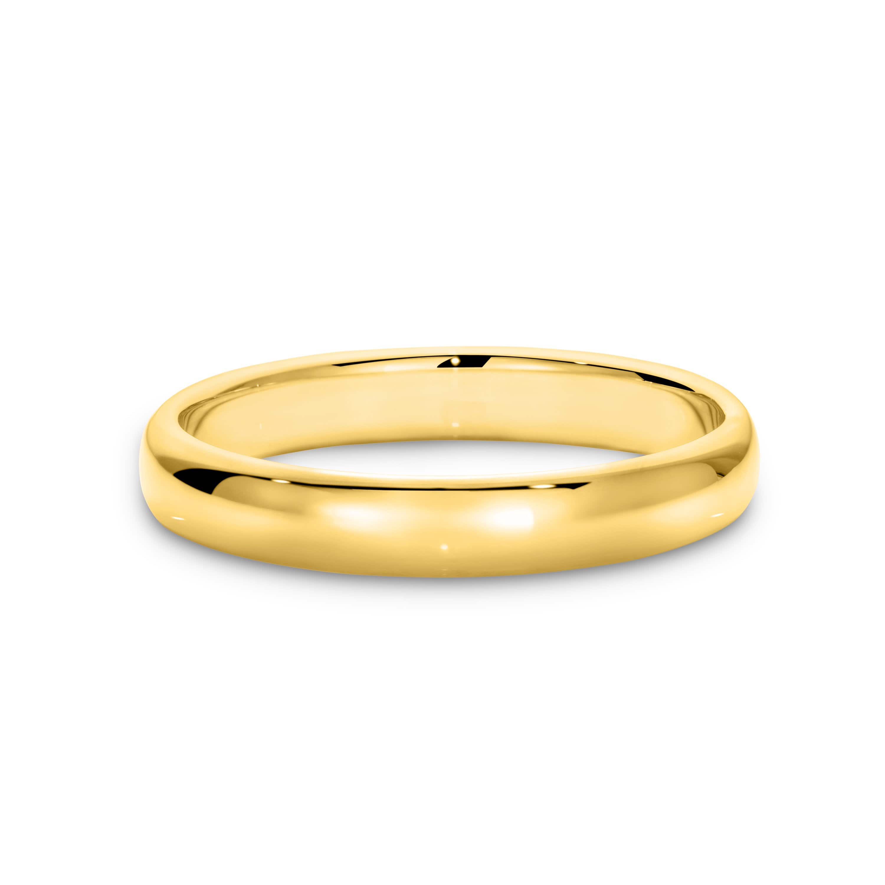 Silver Filled Oval Gold Bangle - Matthews Jewellers