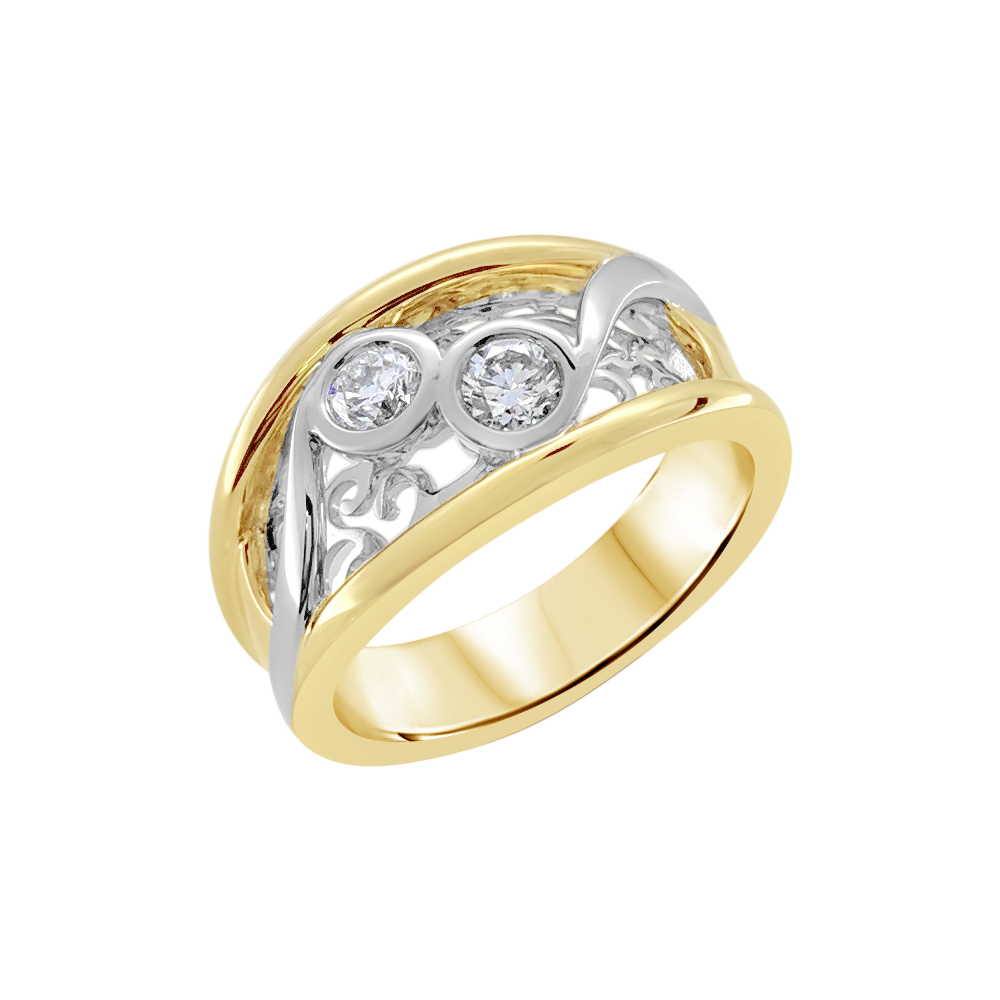 Wide 2025 diamond rings