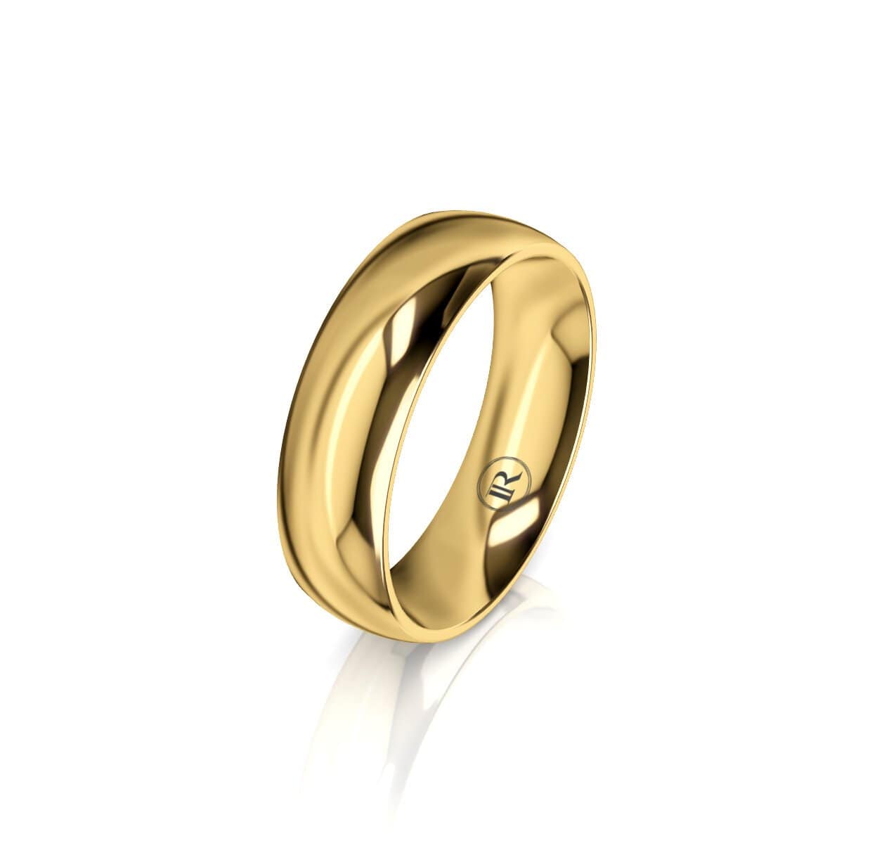 Classic Yellow Gold Men's Ring AD