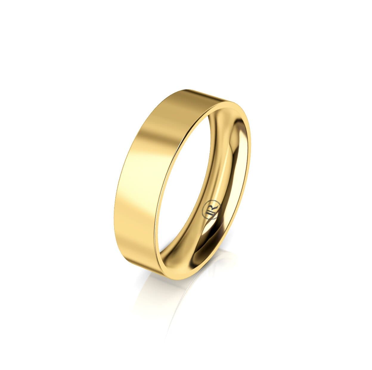 Classic Yellow Gold Men's Ring AG