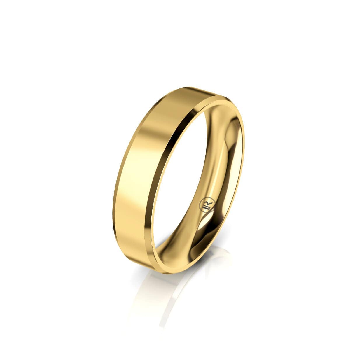 Classic Yellow Gold Men's Ring AS