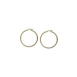 Gold Italian Hoop Earrings
