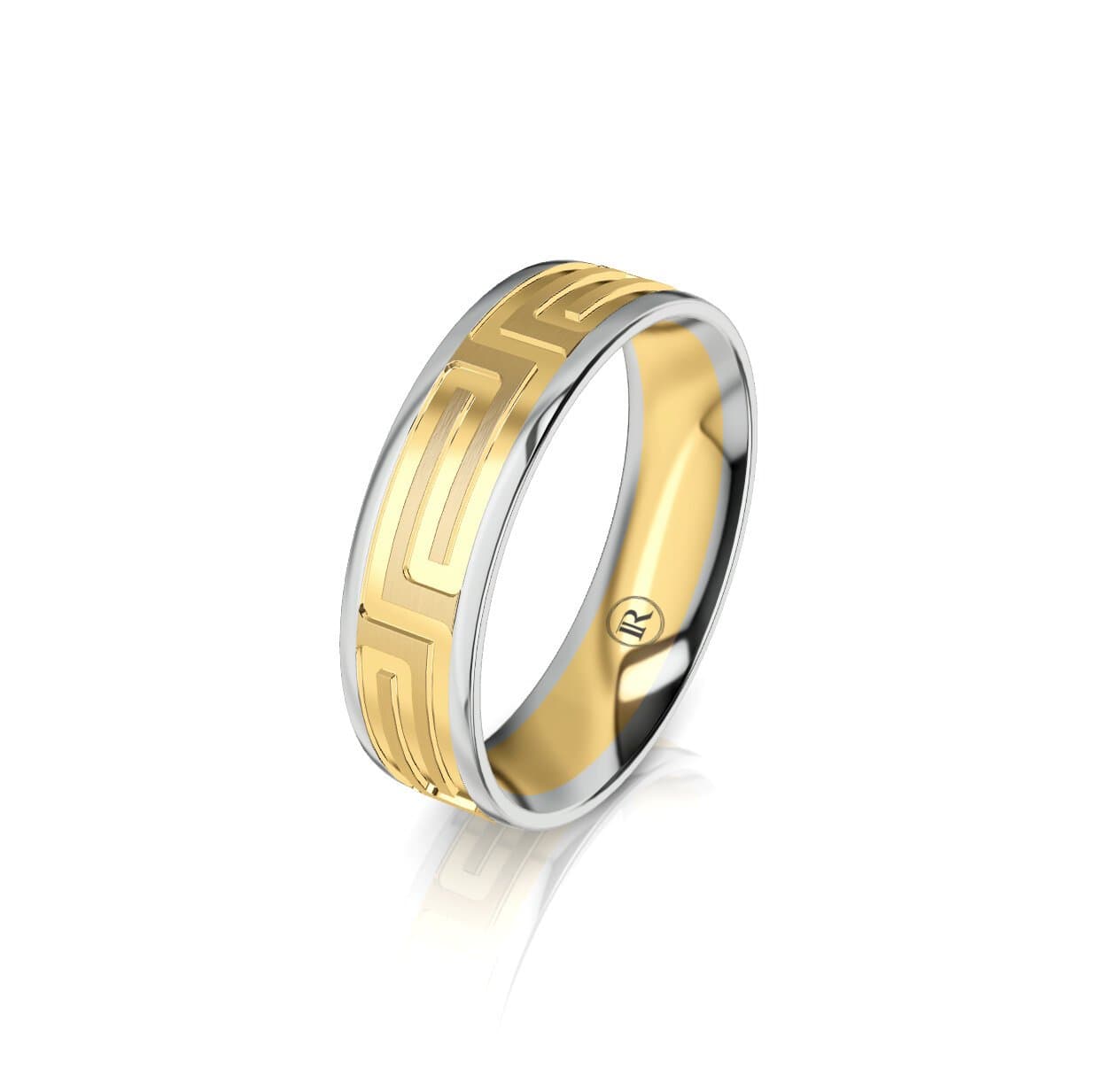 Gold Men's Ring Style IN1049