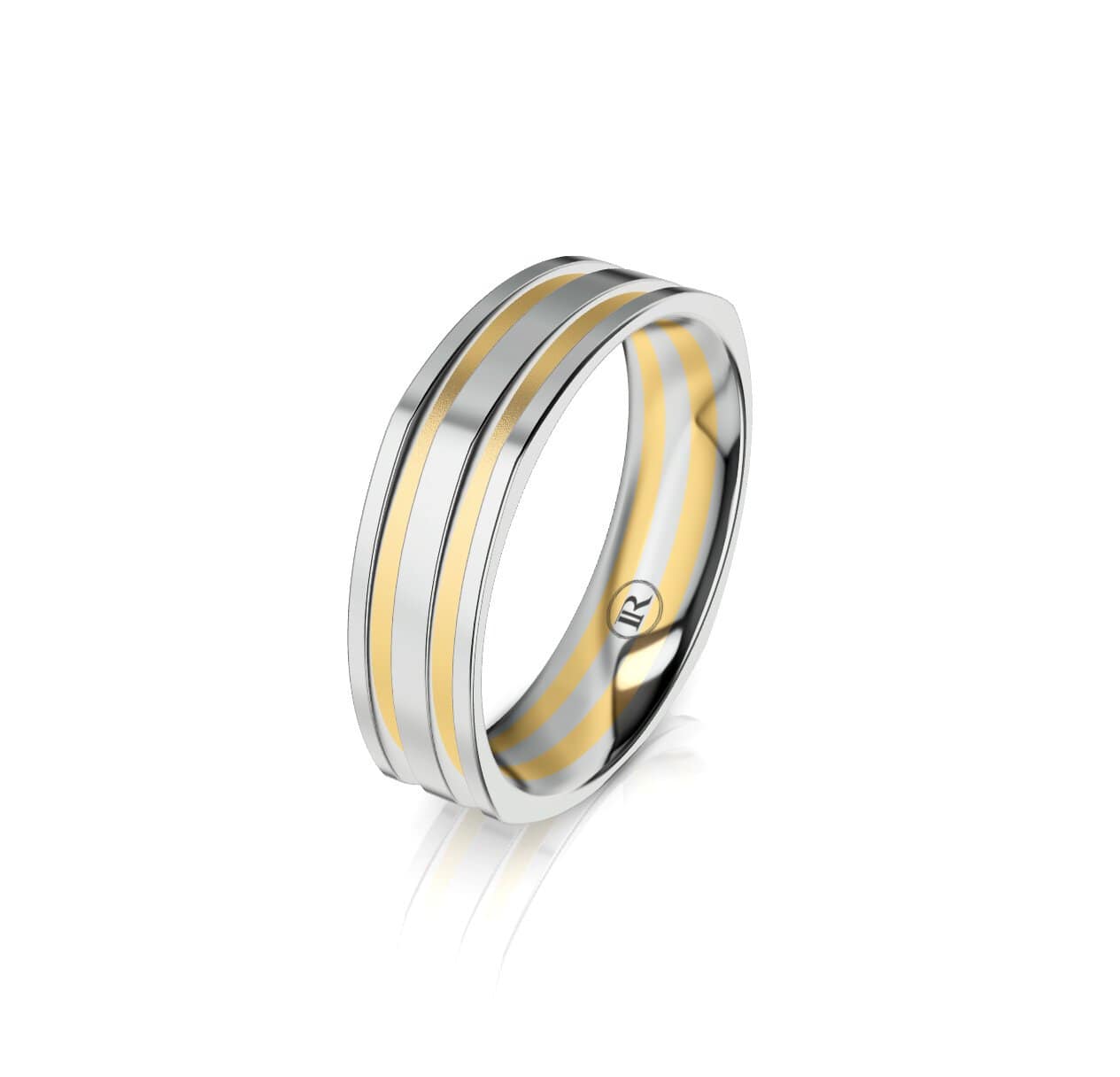 Gold Men's Ring Style IN1206