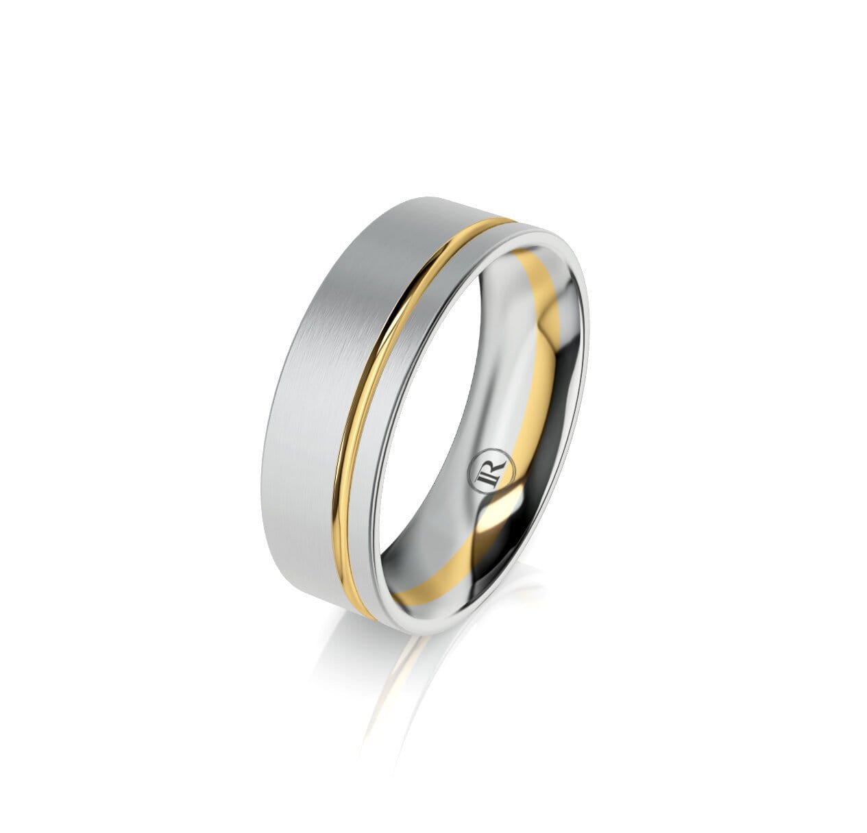 Gold Men's Ring Style IN1396