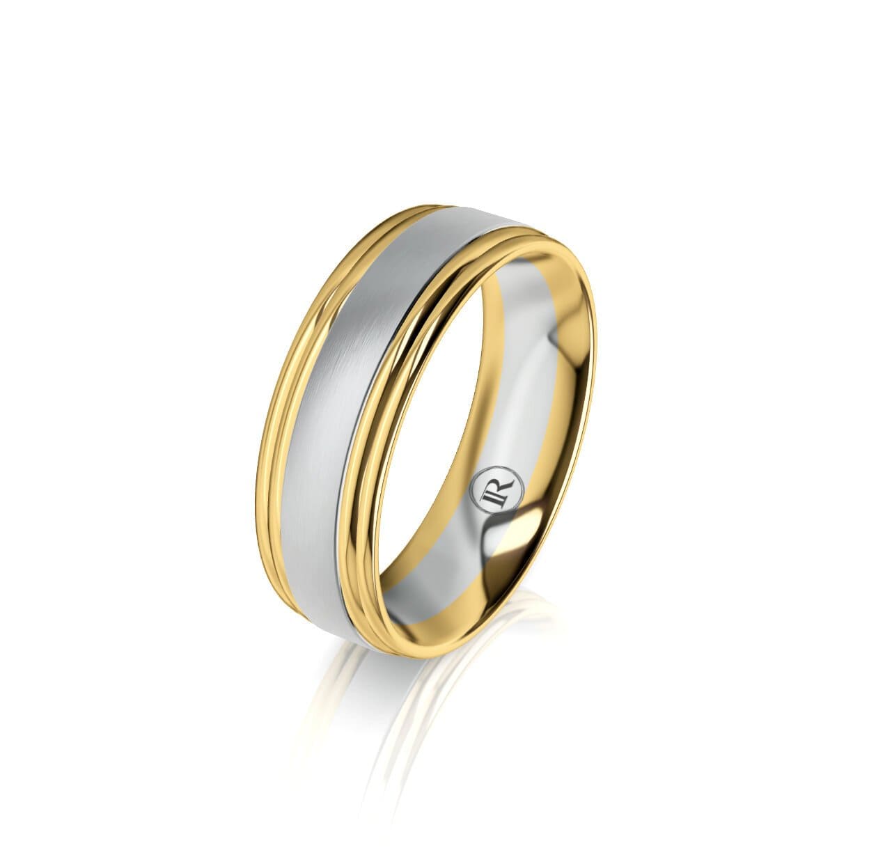 Gold Men's Ring Style IN1402