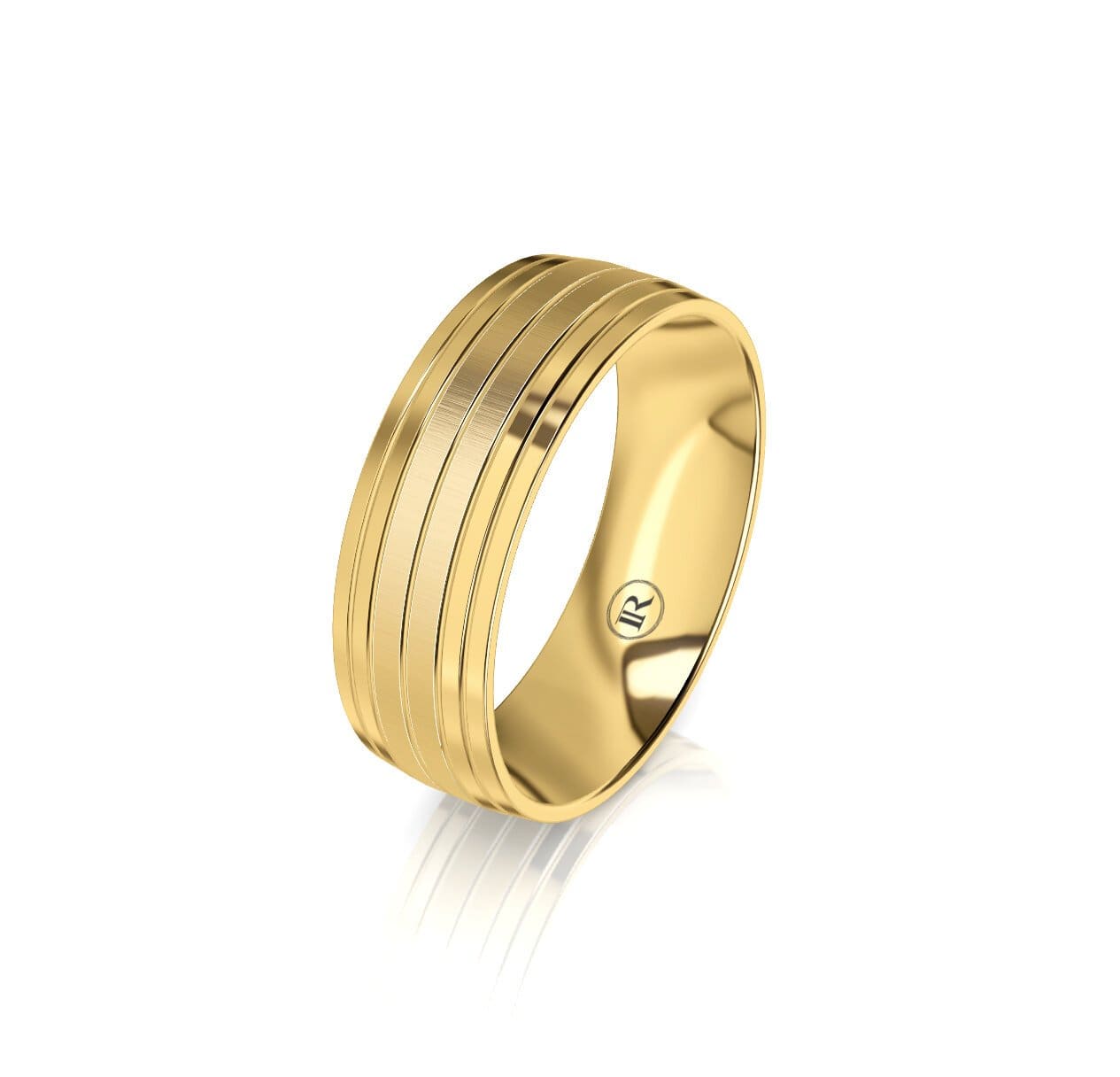 Gold Men's Ring Style IN1708