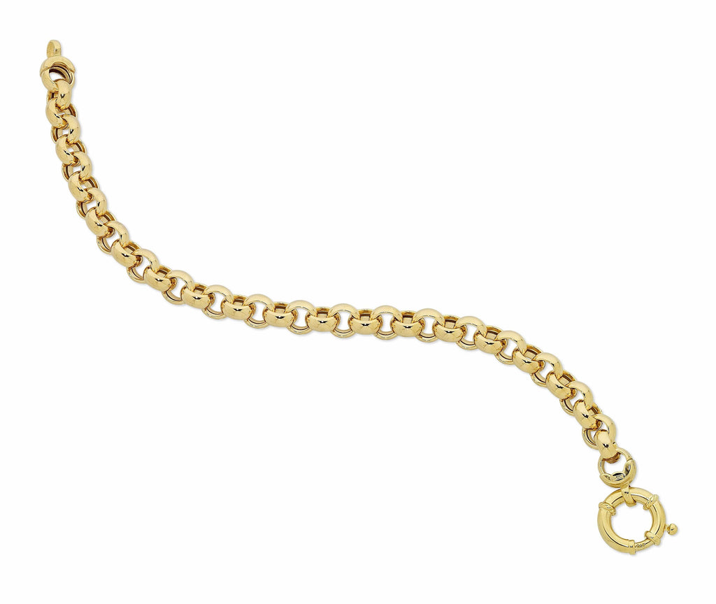 Silver Filled Gold Belcher Bracelet - Matthews Jewellers