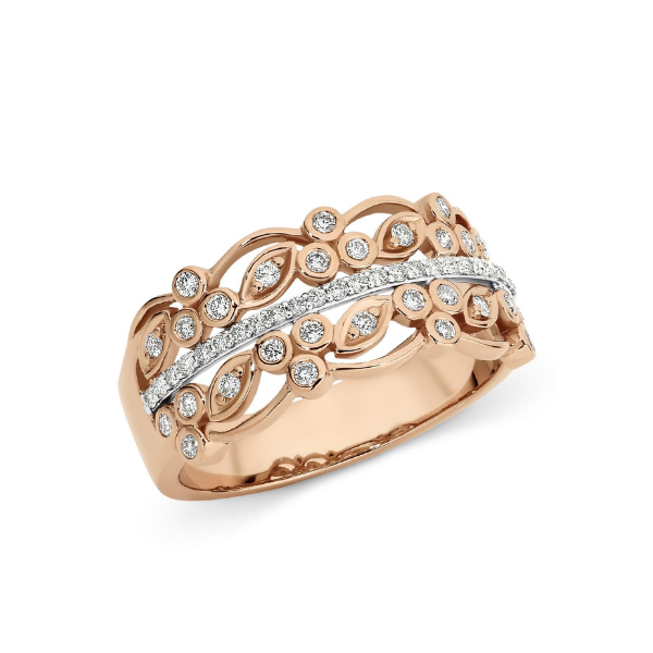 Filigree Diamond Dress Ring