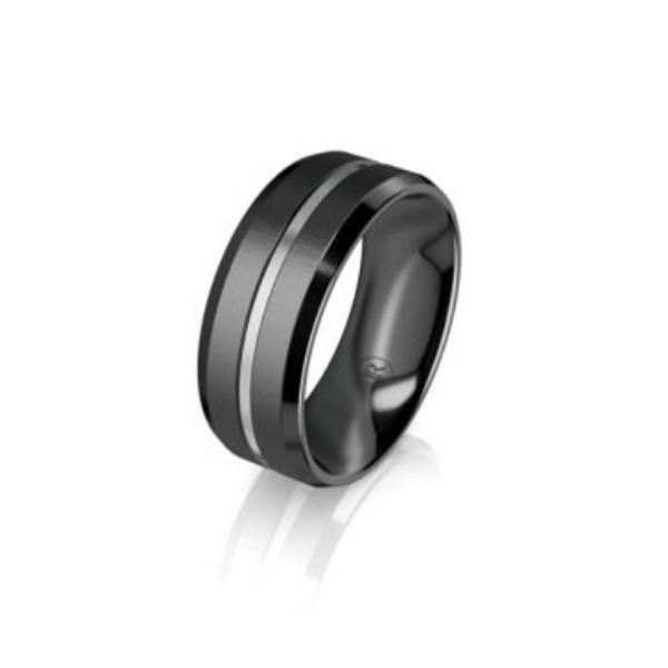 Zirconium Men's Ring Style IN8018